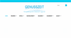 Desktop Screenshot of genusszeit.at