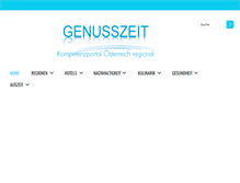 Tablet Screenshot of genusszeit.at